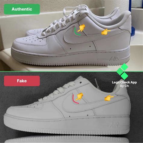 fake vs original nike|nike air force 1 scam.